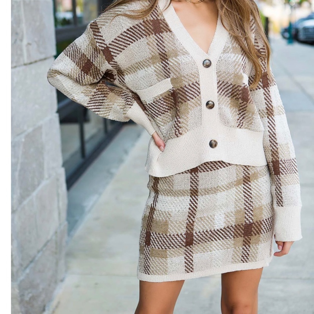 Plaid skirt